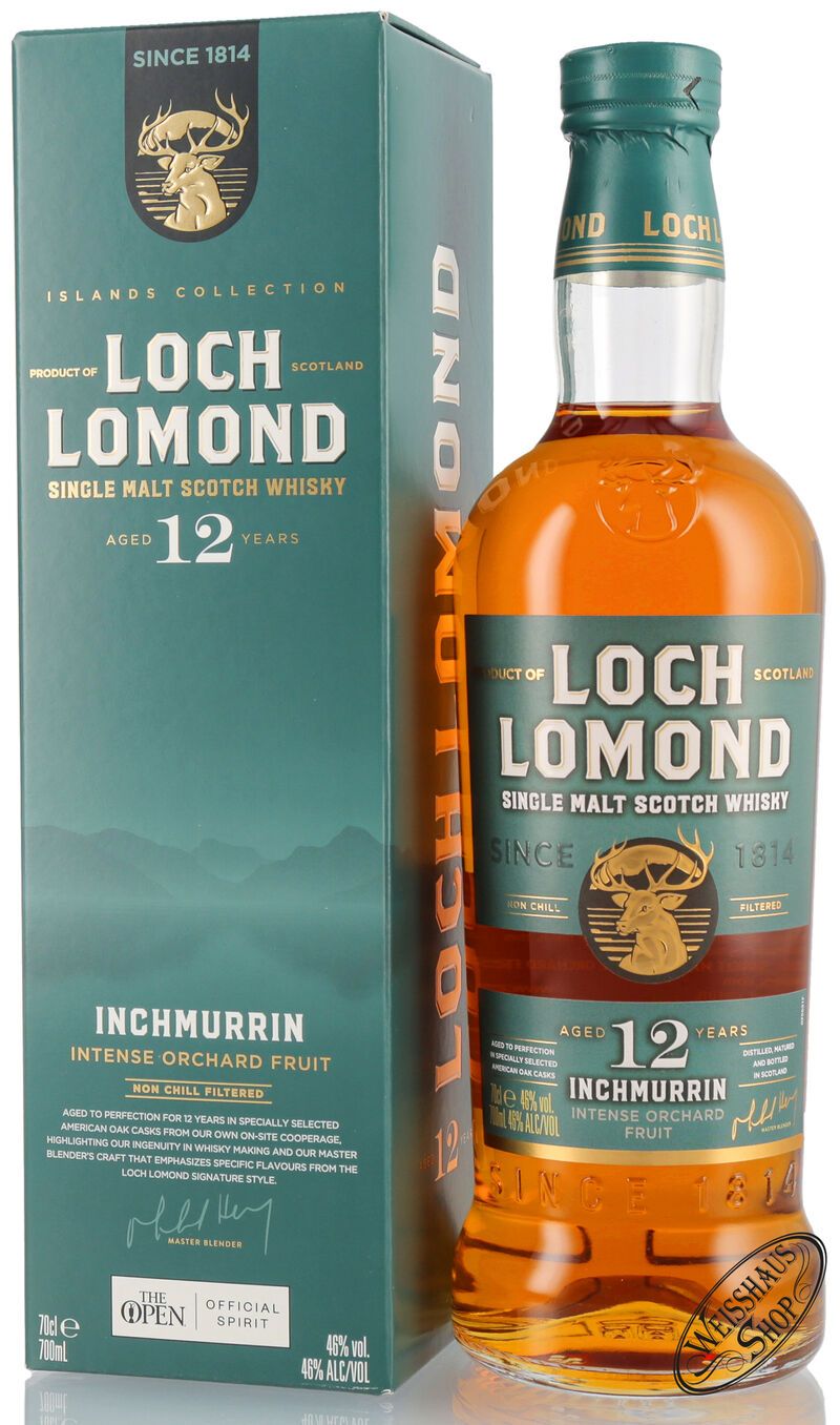 Inchmurrin 12 YO Single Malt Whisky 46% vol. 0,70l