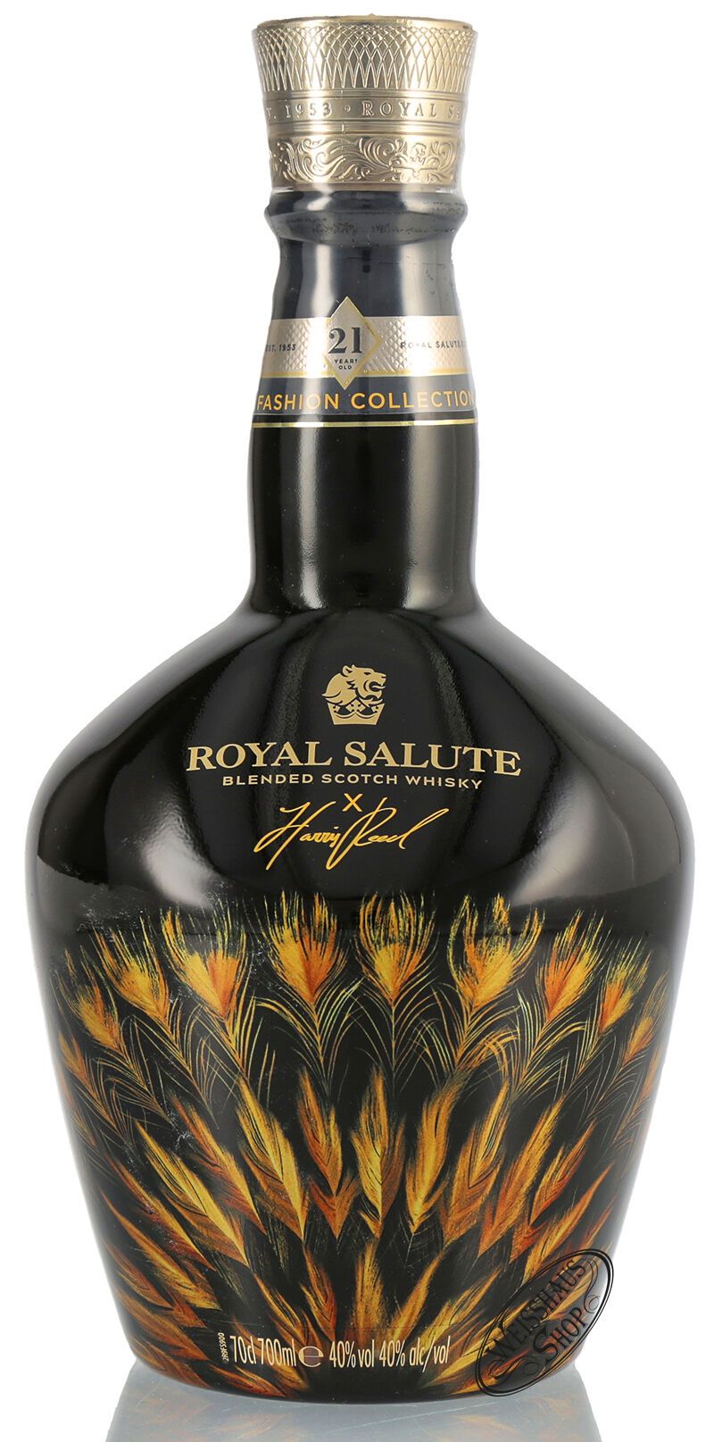 Chivas Regal RS 21 YO Harris Reed Fashion Gold Edition Whisky 40% vol. 0,70l