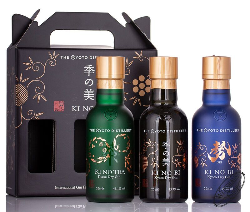 KI NO Three 3 x 20cl Dry Gin