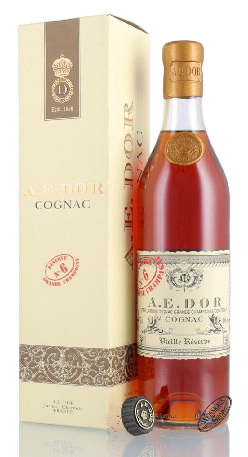 A.E. Dor Cognac Vieille Reserve No. 6 40% vol. 0,70l