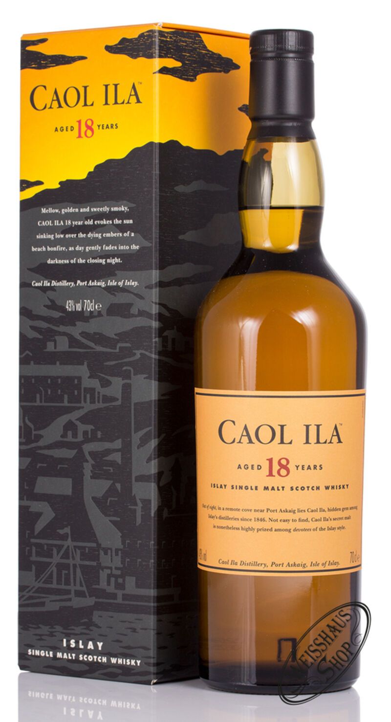 Caol Ila 18 YO Single Malt Whisky 43% vol. 0,70l Caol Ila 18 YO Single Malt Whisky 43% vol. 0,70l