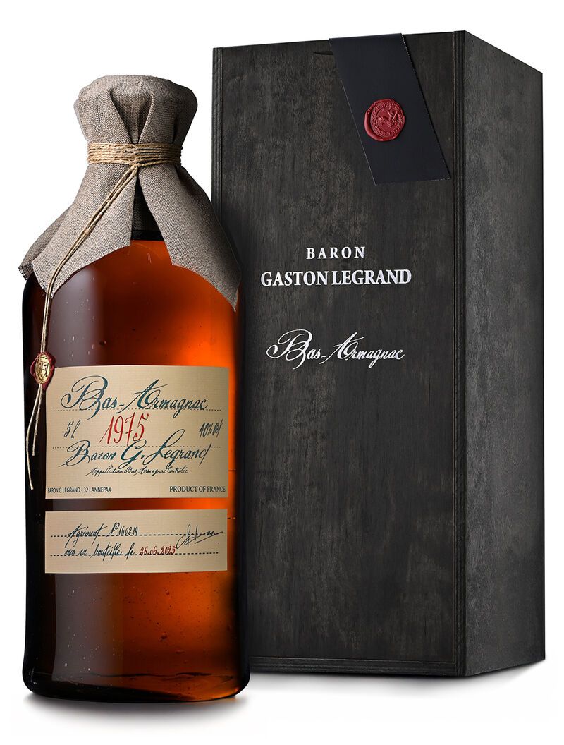 Lhéraud Baron Gaston Legrand 1975 Vieil Armagnac 40% vol. 5,0l Lhéraud Baron Gaston Legrand 1975 Vieil Armagnac 40% vol. 5,0l