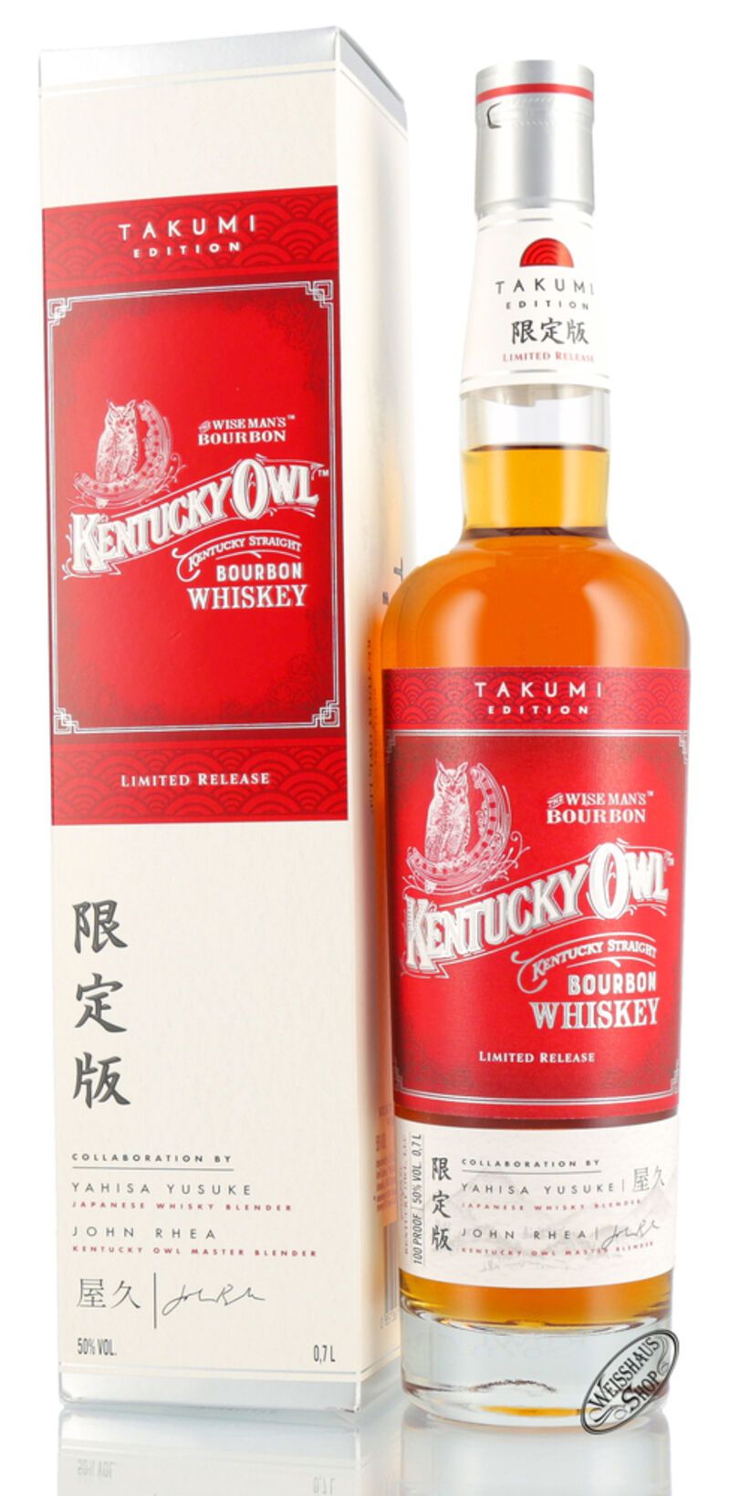 Kentucky Owl Takumi Limited Edition Whiskey 50% vol. 0,70l