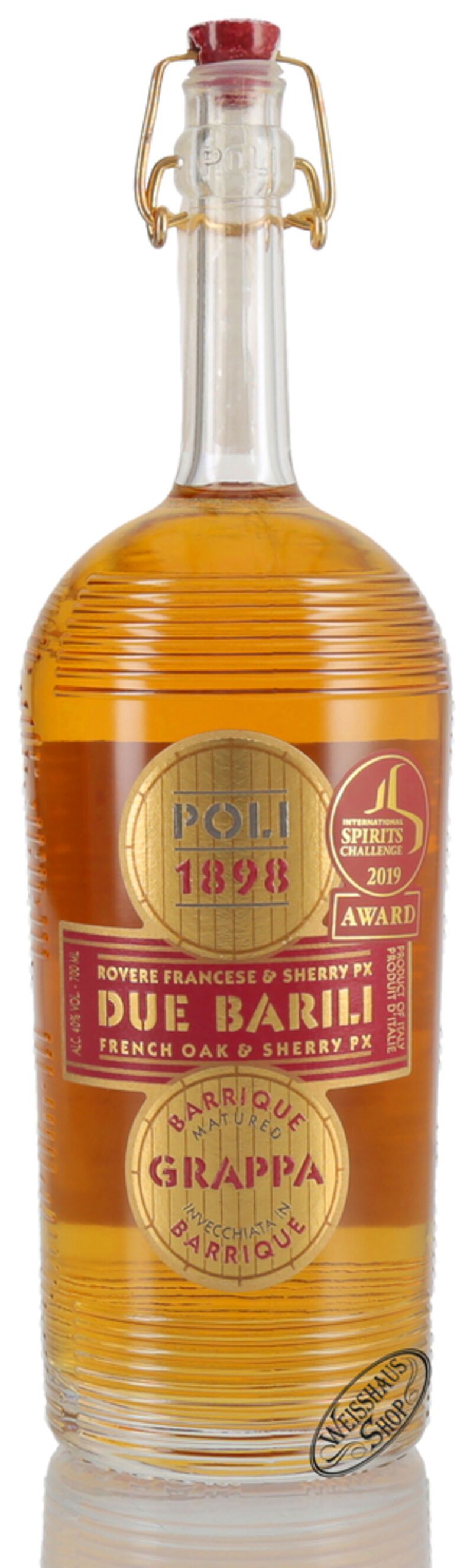 Poli Grappa Due Barili 40% vol. 0,70l
