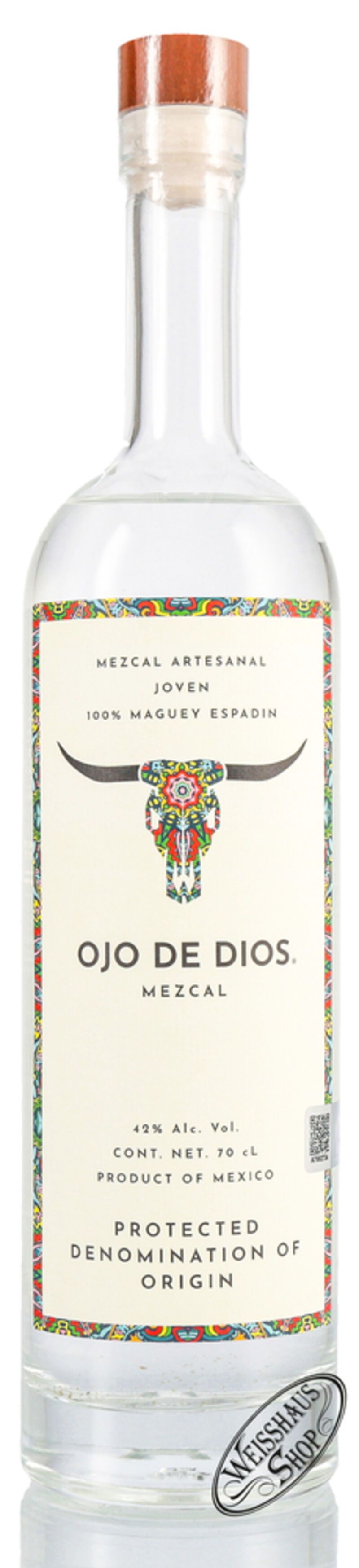 Ojo de Dios Mezcal Joven 42% vol. 0,70l Ojo de Dios Mezcal Joven 42% vol. 0,70l