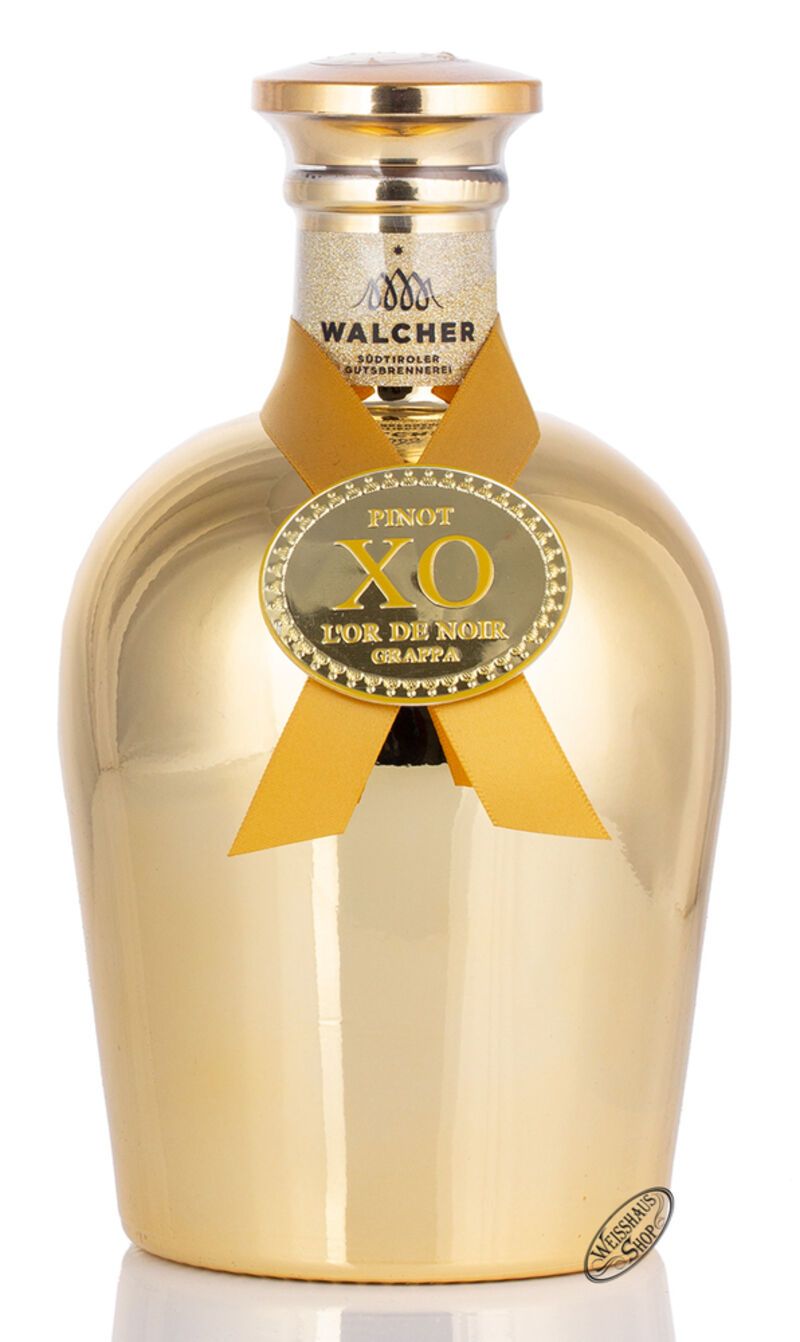Walcher Pinot XO L'Or de Noir Grappa 40% vol. 0,70l Walcher Pinot XO L'Or de Noir Grappa 40% vol. 0,70l