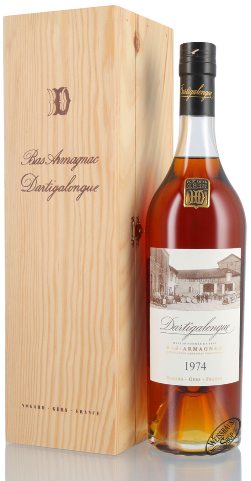 Dartigalongue Vintage 1974 Armagnac 40% vol. 0,70l Dartigalongue Vintage 1974 Armagnac 40% vol. 0,70l
