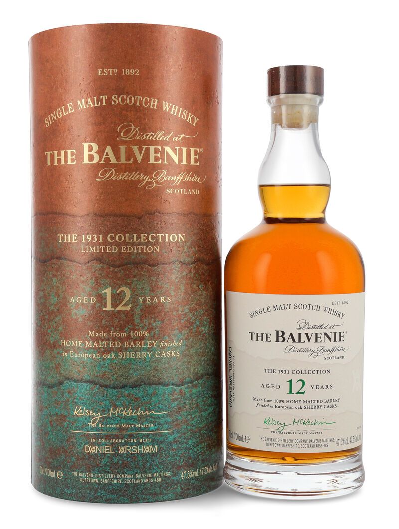The Balvenie 12 YO Home Malted Whisky 47,5% vol. 0,70l