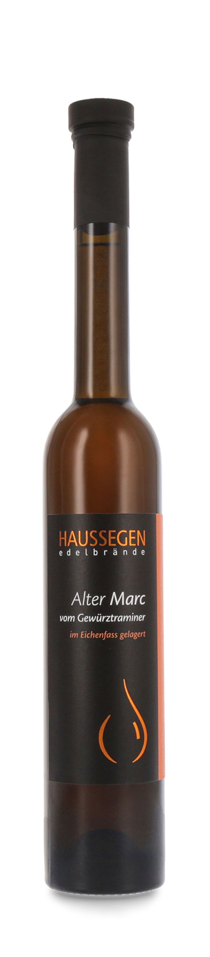 Haussegen Alter Marc vom Gewürztraminer 42% vol. 0,35l