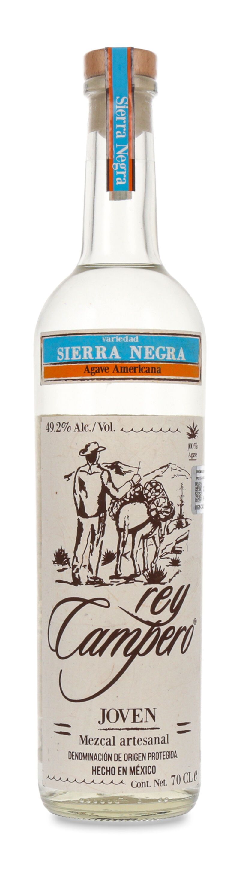 Rey Campero Mezcal Sierra Negra 49,2% vol. 0,70l