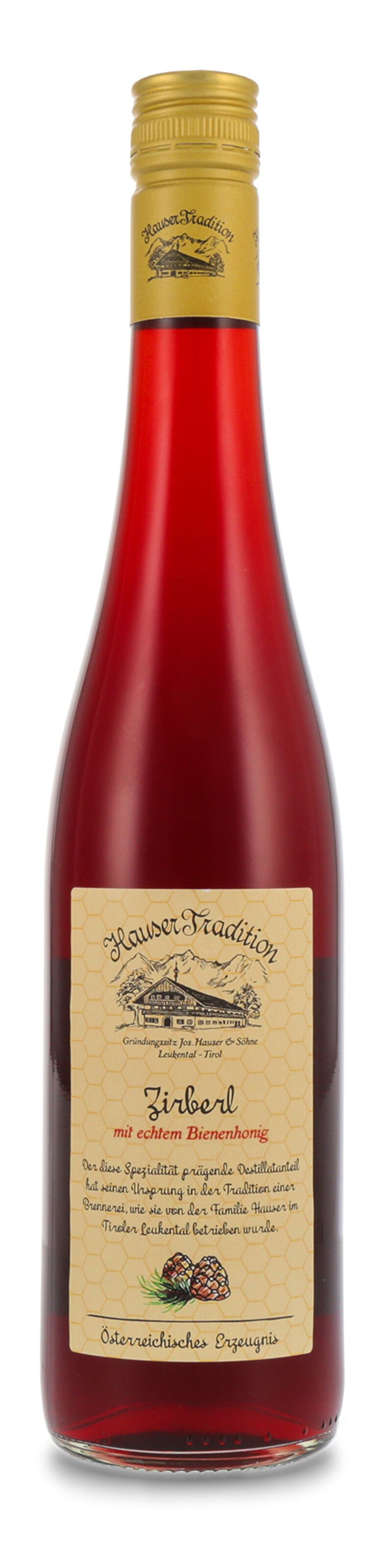 Hauser Zirberl mit Honig 21% vol. 0,70l