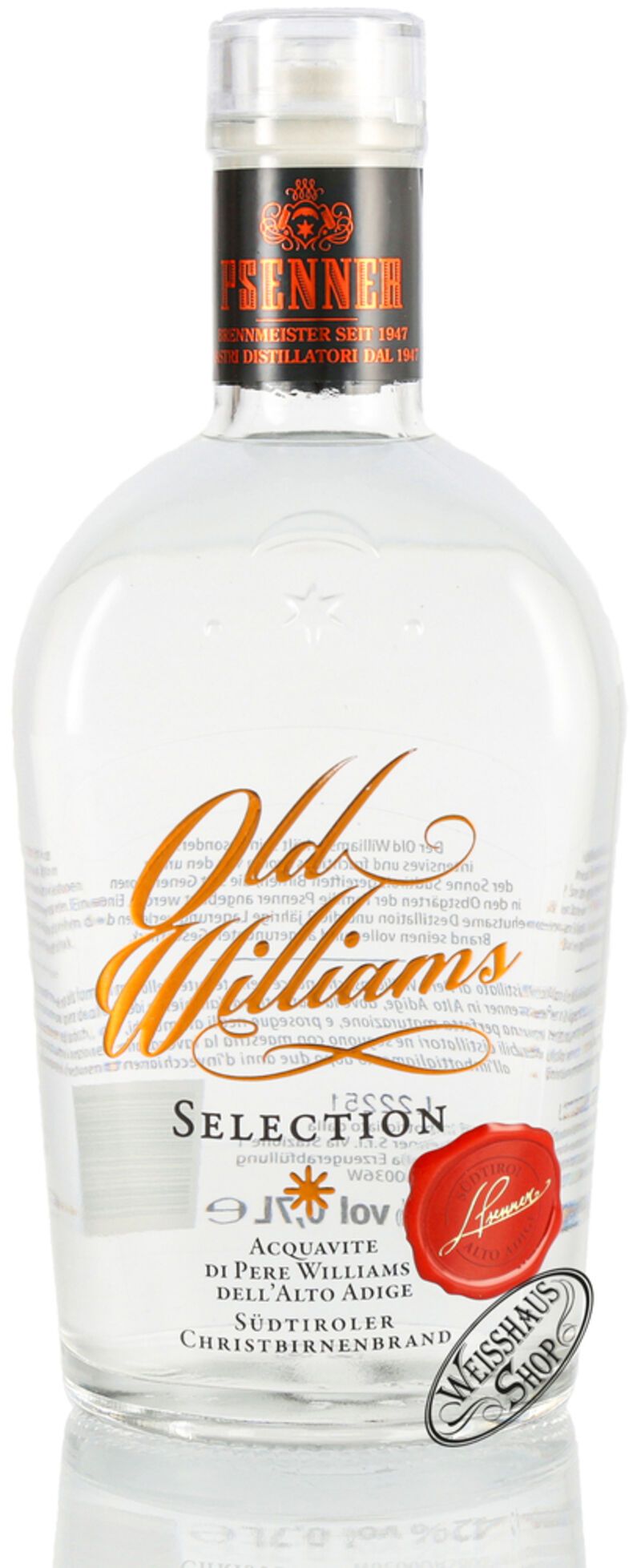 Psenner Old Williams Selection 42% vol. 0,70l