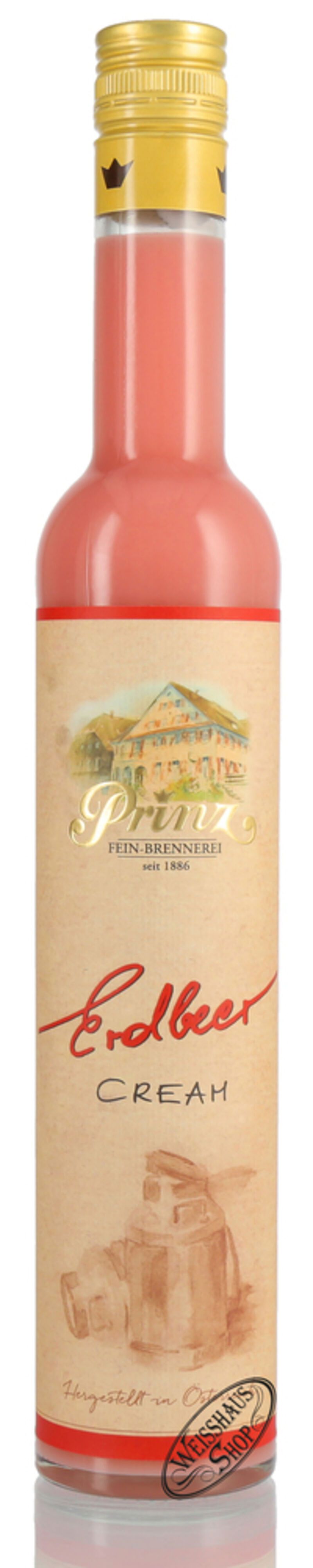 Prinz Erdbeer Cream Likör 15% vol. 0,50l