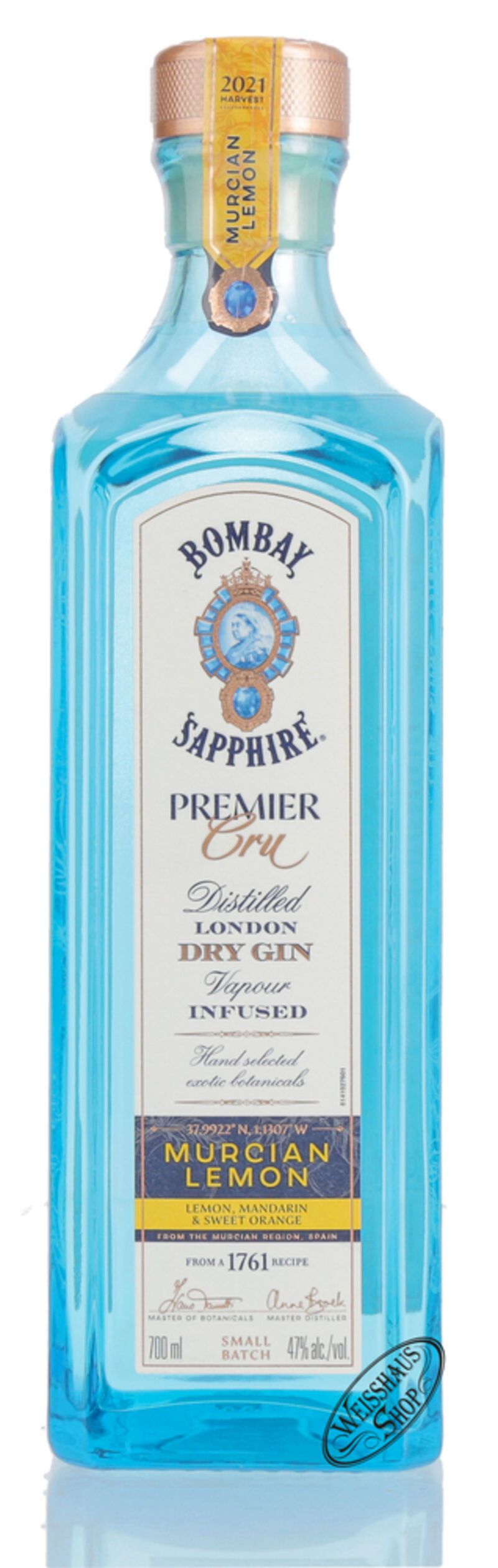 Bombay Sapphire Premier Cru London Dry Gin 47% vol. 0,70l Bombay Sapphire Premier Cru London Dry Gin 47% vol. 0,70l