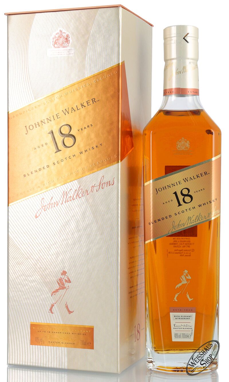 Johnnie Walker Ultimate 18 YO Blended Whisky 40% vol. 0,70l