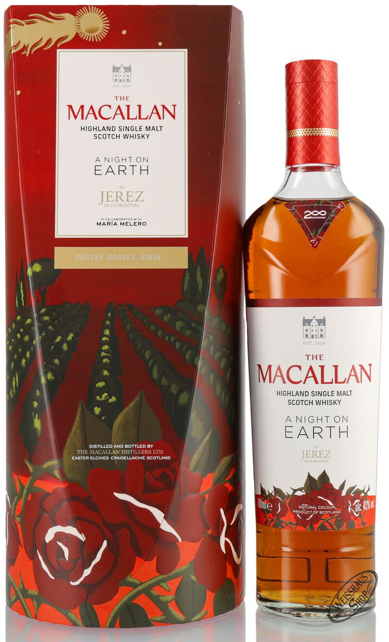 Macallan A Night on Earth Jerez Whisky 43% vol. 0,70l