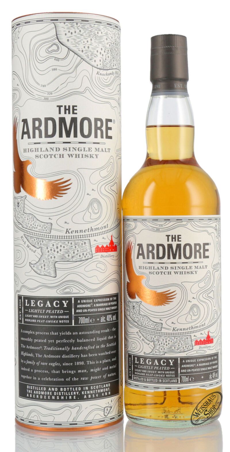 Ardmore Legacy Single Malt Whisky 40% vol. 0,70l Ardmore Legacy Single Malt Whisky 40% vol. 0,70l