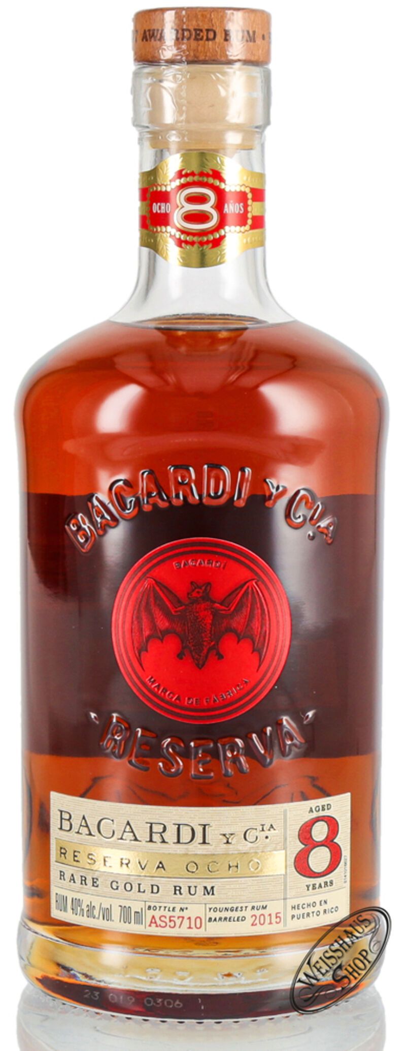 Bacardi 8 YO Rum Reserva Superior 40% vol. 0,70l Bacardi 8 YO Rum Reserva Superior 40% vol. 0,70l