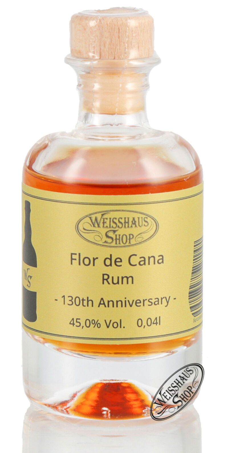 Flor de Cana 130th Anniversary Rum 45% vol. 0,04l Weisshaus Sample