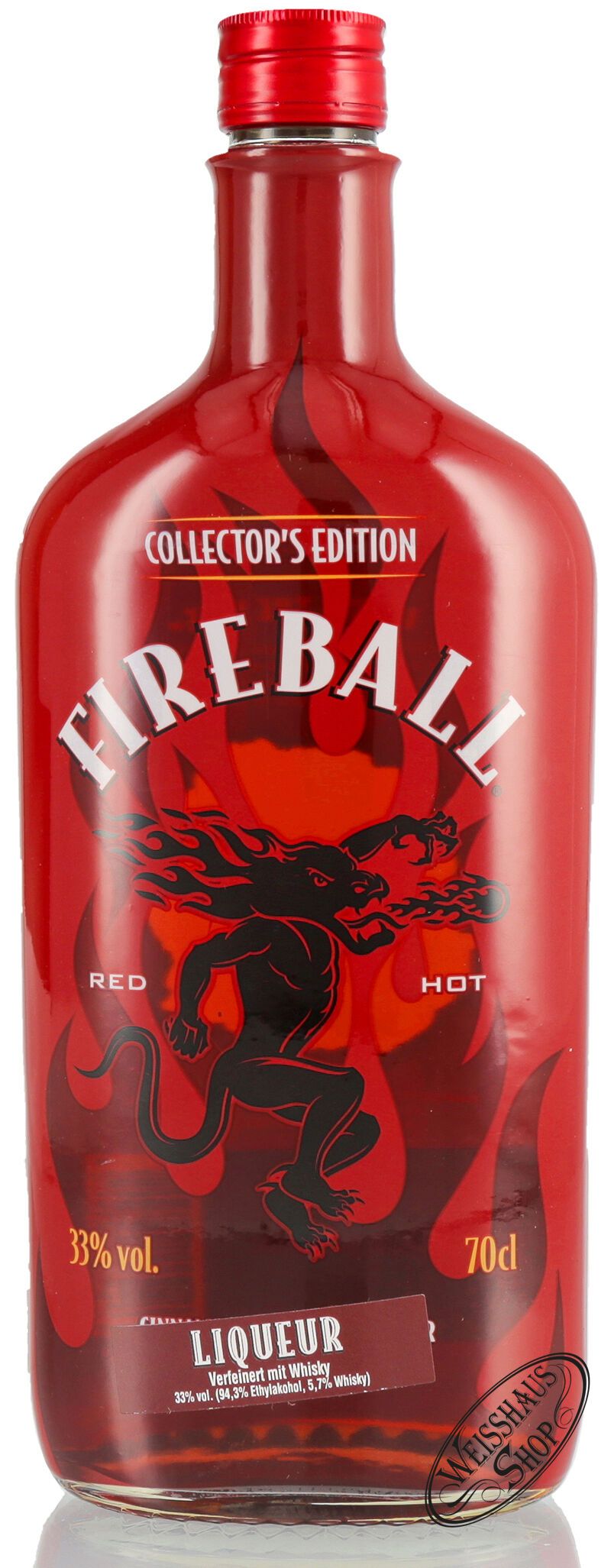 Fireball Whisky Zimt Likör 33% vol. 0,70l