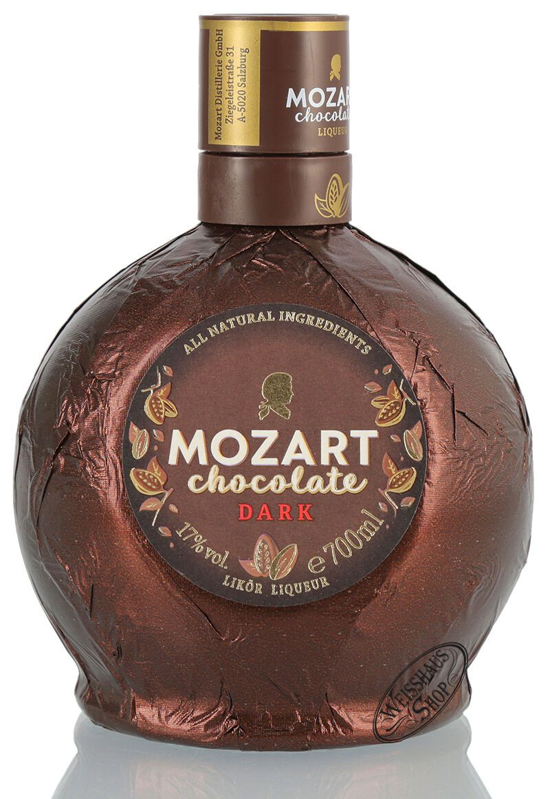 Mozart Dark Chocolate Cream Likör 17% vol. 0,70l