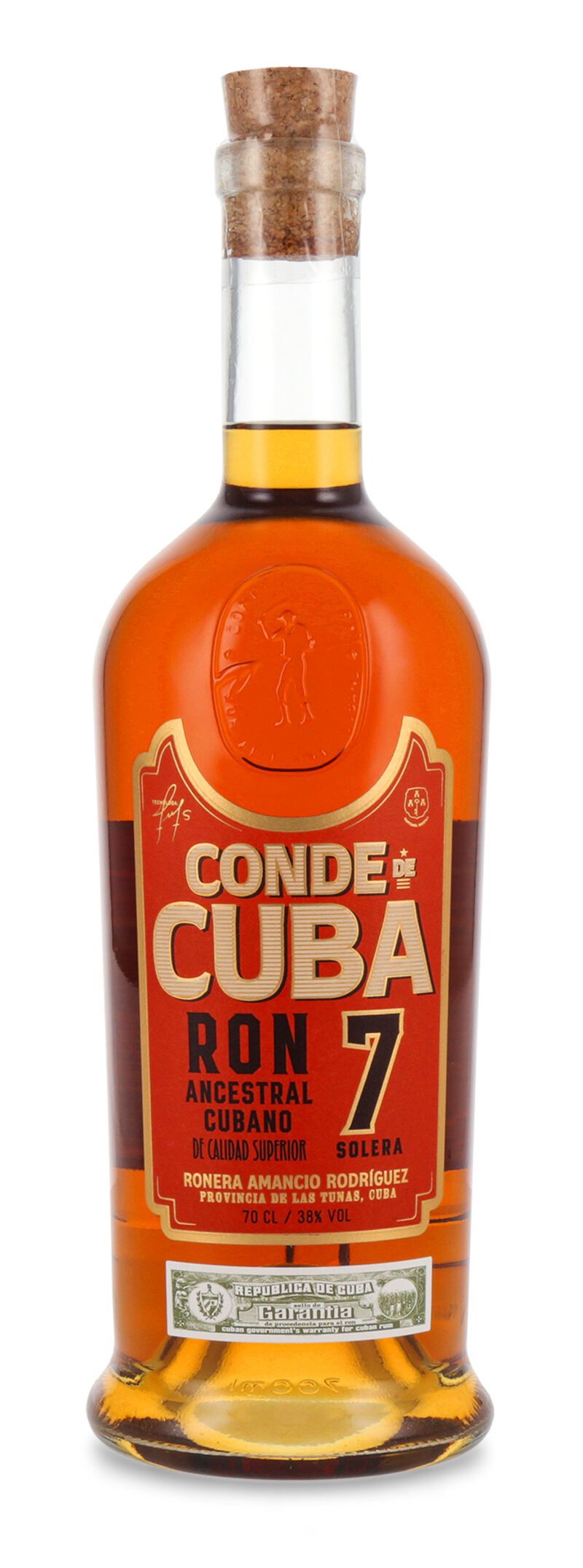 Conde de Cuba 7 Anos Rum 38% vol. 0,70l