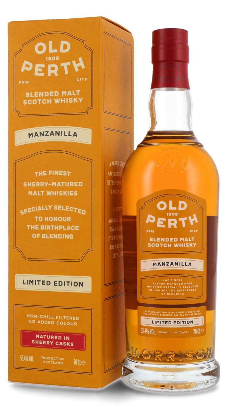 Old Perth Limited Edition Manzanilla Whisky 53,4% vol. 0,70l Old Perth Limited Edition Manzanilla Whisky 53,4% vol. 0,70l