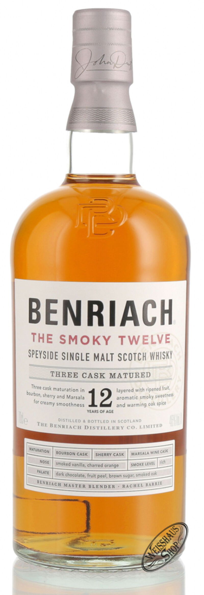 BenRiach The Smoky Twelve 12 YO Whisky 46% vol. 0,70l