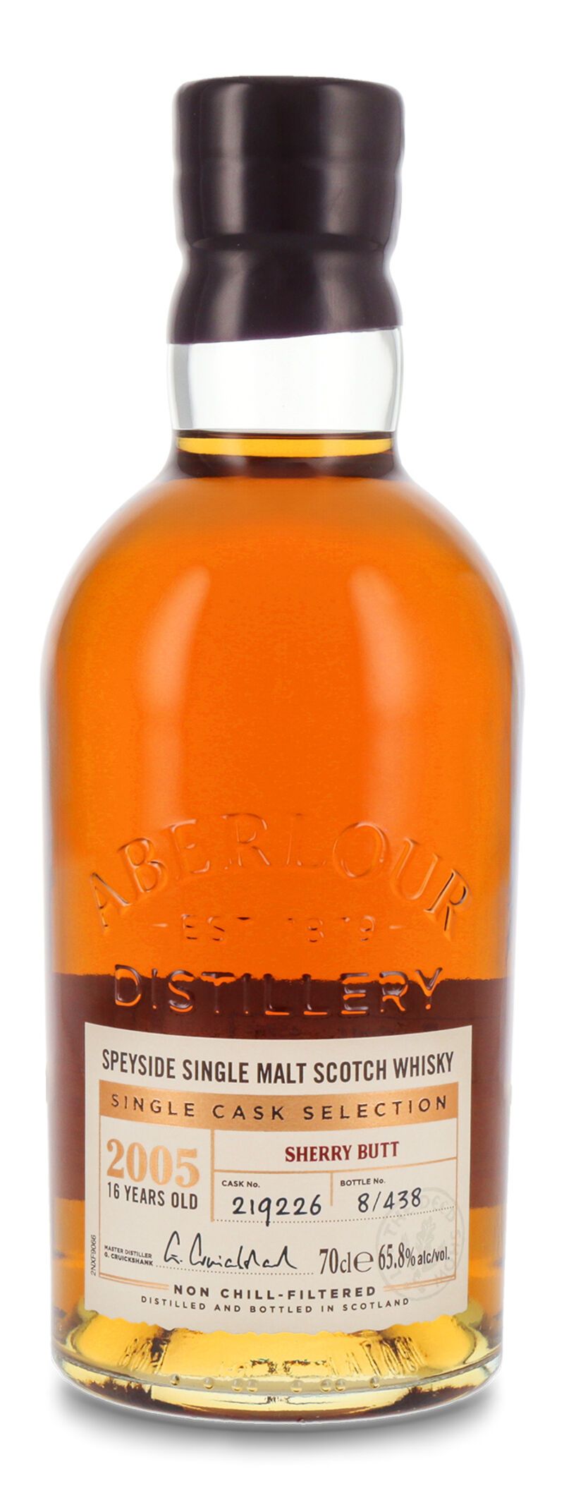 Aberlour 16 YO Single Cask 2005 Sherry Butt Whisky 65,8% vol. 0,70l Aberlour 16 YO Single Cask 2005 Sherry Butt Whisky 65,8% vol. 0,70l
