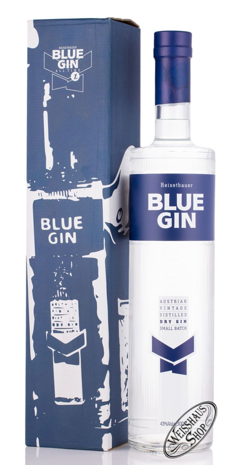 Reisetbauer Blue Gin 43% vol. 3,0l Doppelmagnum