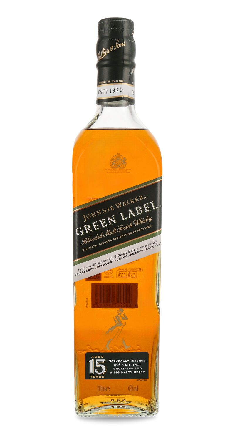 Johnnie Walker 15 YO Green Label Whisky 43% vol. 0,70l Johnnie Walker 15 YO Green Label Whisky 43% vol. 0,70l
