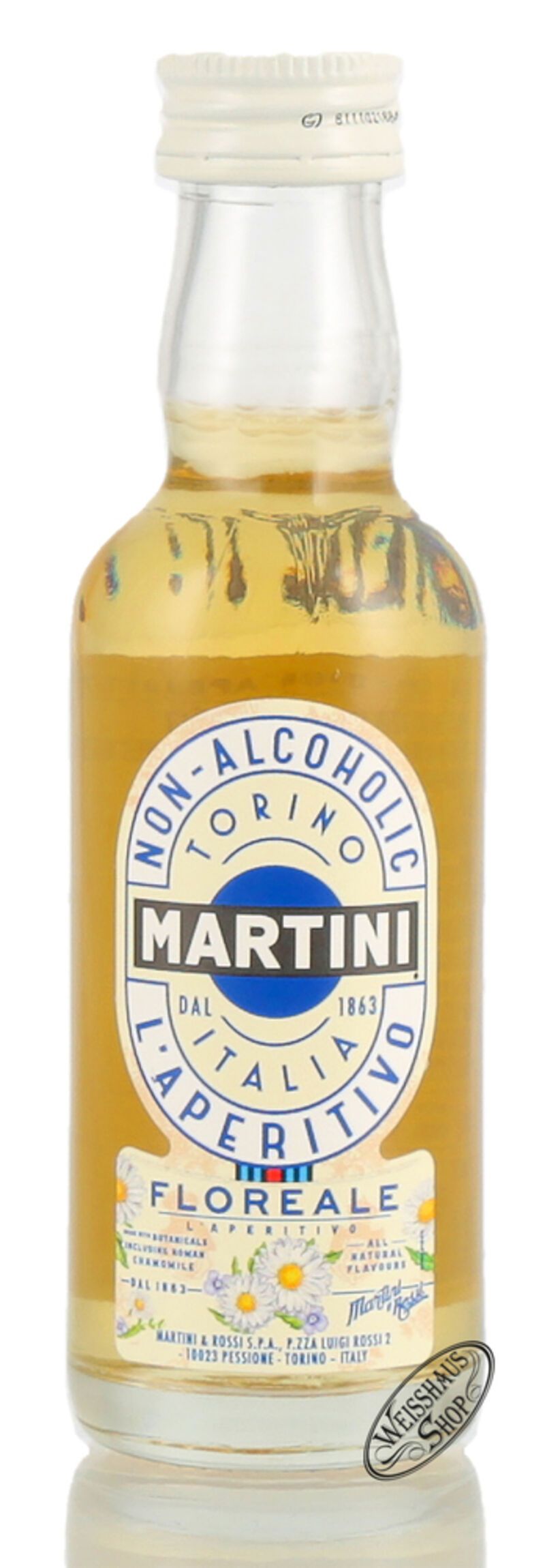 Martini Floreale aperitivo analcolico 0,05l in formato ridotto
