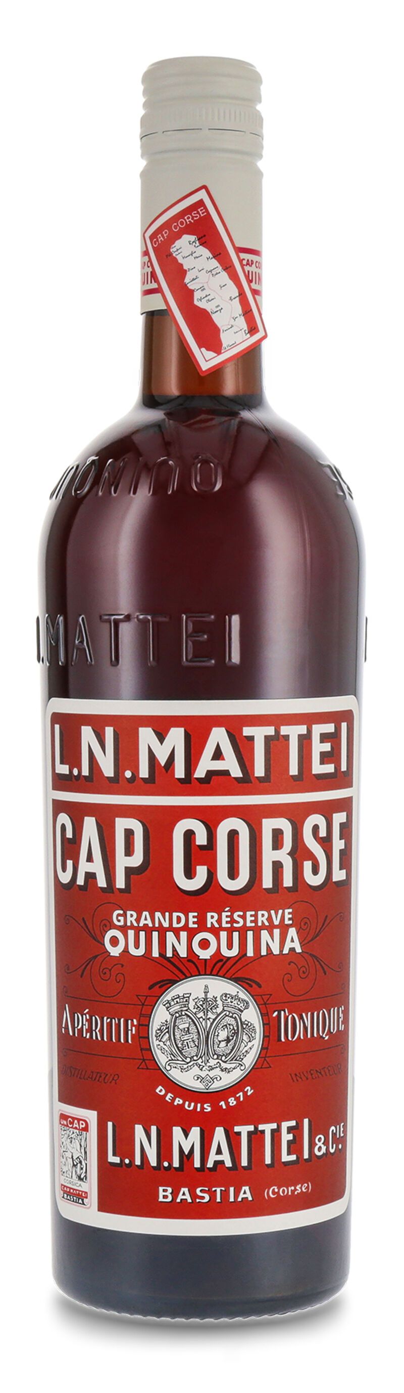 L.N. Mattei Cap Corse Grande Réserve Quinquina Rouge 17% vol. 0,75l L.N. Mattei Cap Corse Grande Réserve Quinquina Rouge 17% vol. 0,75l