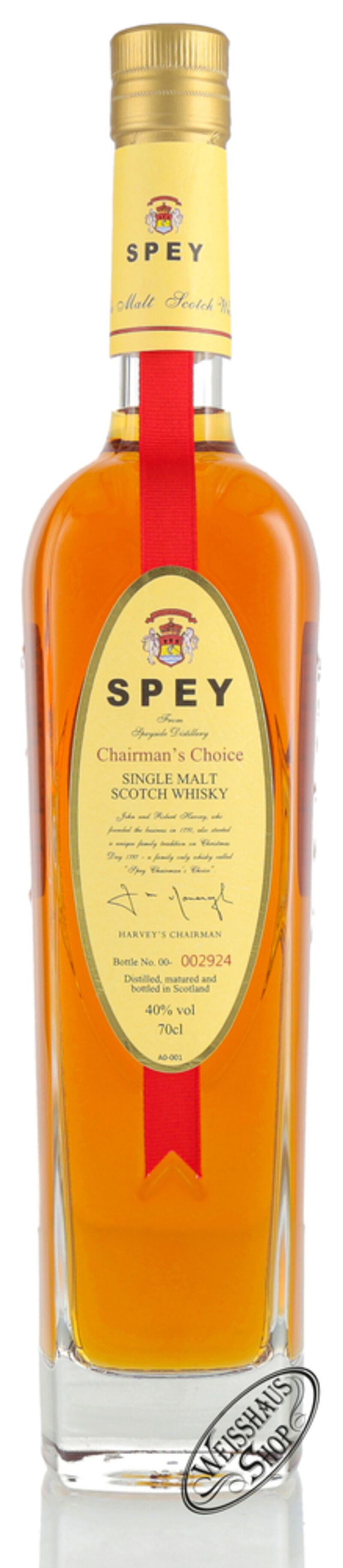 Spey Chairman's Choice Whisky 40% vol. 0,70l
