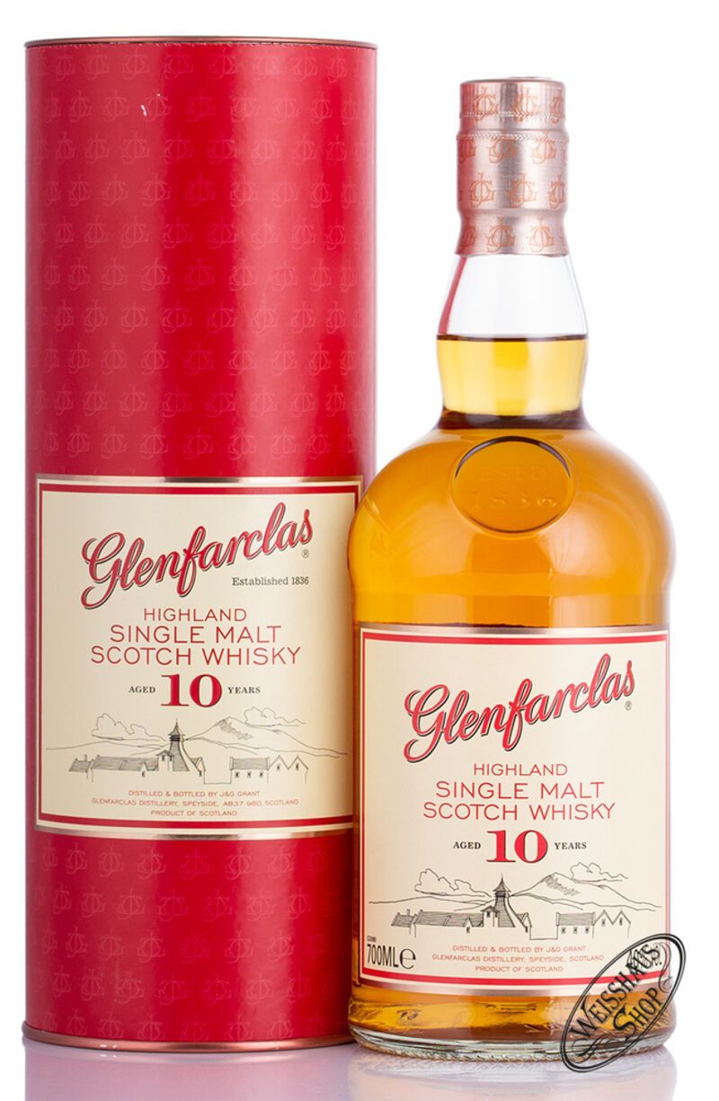 Glenfarclas 10 YO Whisky 40% vol. 0,70l