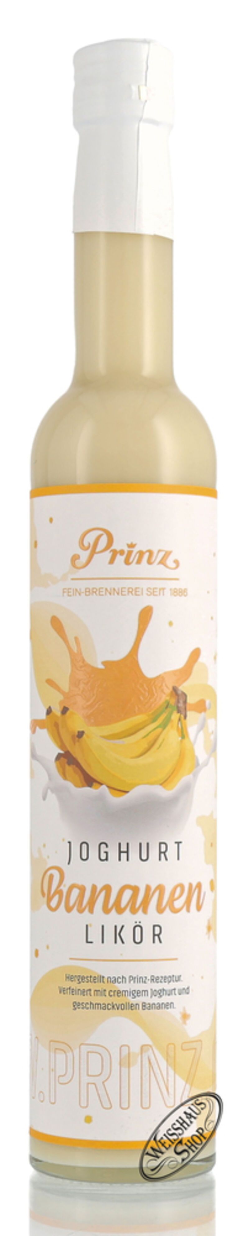Prinz Joghurt Bananen Cream Likör 15% vol. 0,50l Prinz Joghurt Bananen Cream Likör 15% vol. 0,50l