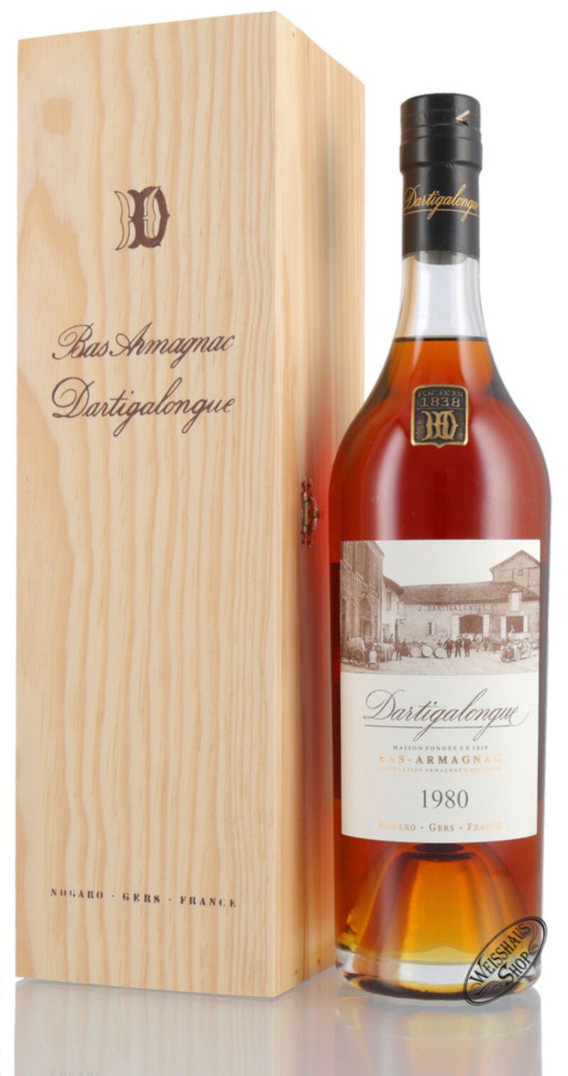 Dartigalongue Vintage 1980 Armagnac 42% vol. 0,70l