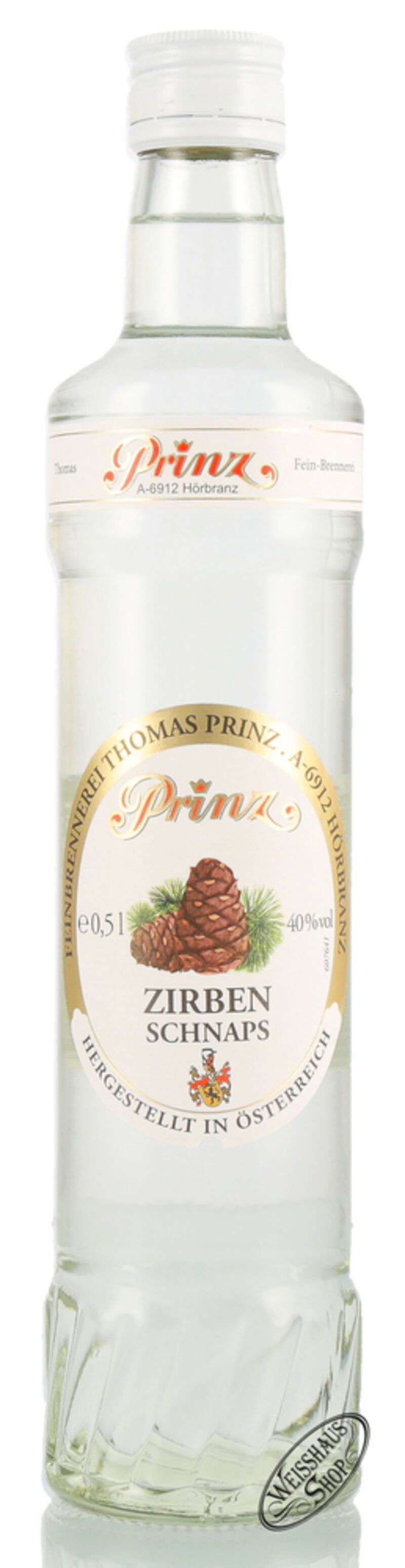 Prinz Zirben Schnaps 40% vol. 0,50l