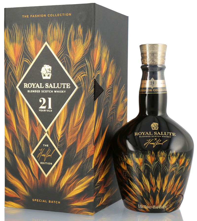 Chivas Regal RS 21 YO Harris Reed Fashion Gold Edition Whisky 40% vol. 0,70l