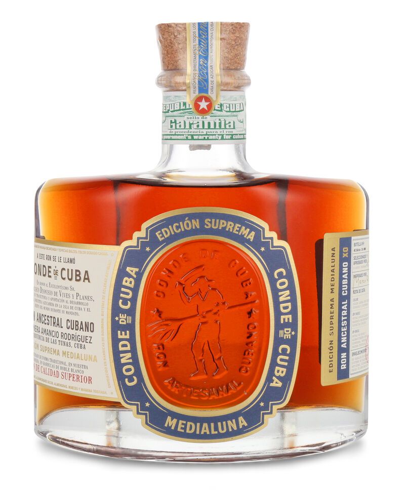 Conde de Cuba Medialuna X.O. Rum 40% vol. 0,70l