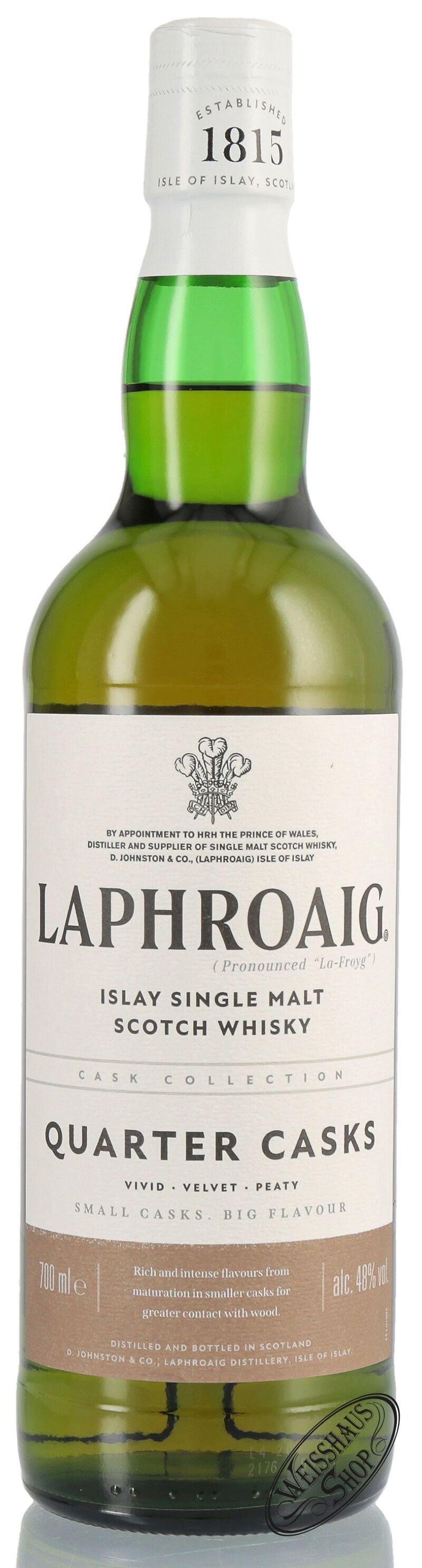 Laphroaig Quarter Cask Single Malt Whisky 48% vol. 0,70l