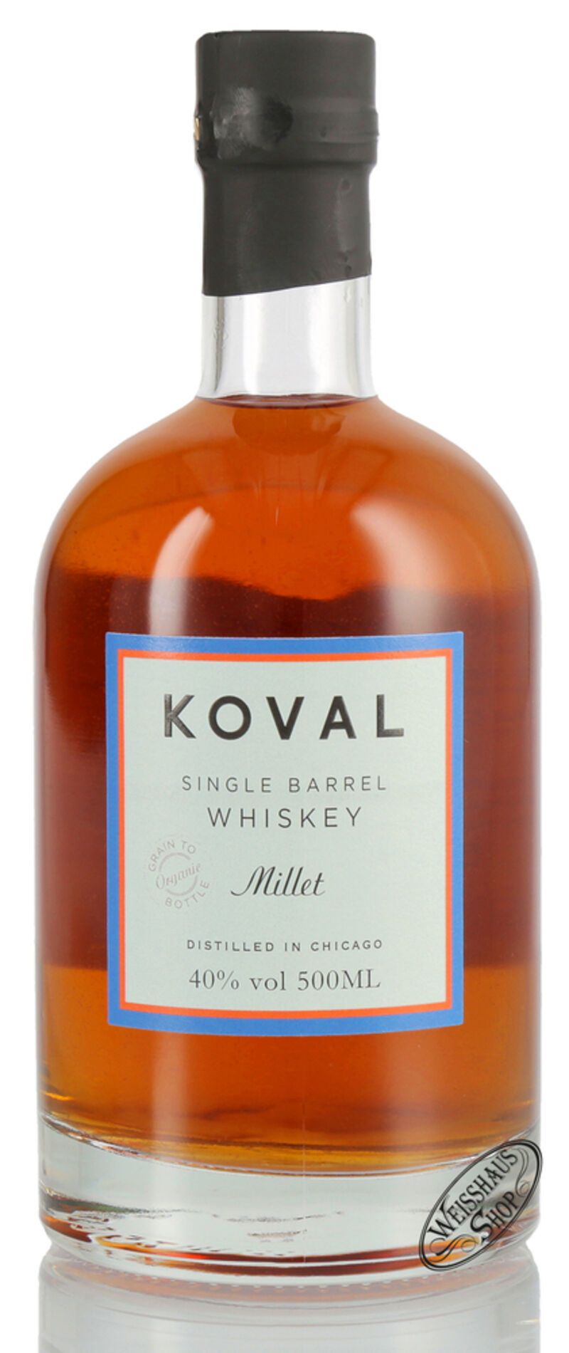 Koval Millet Single Barrel BIO Whiskey 40% vol. 0,50l Koval Millet Single Barrel BIO Whiskey 40% vol. 0,50l