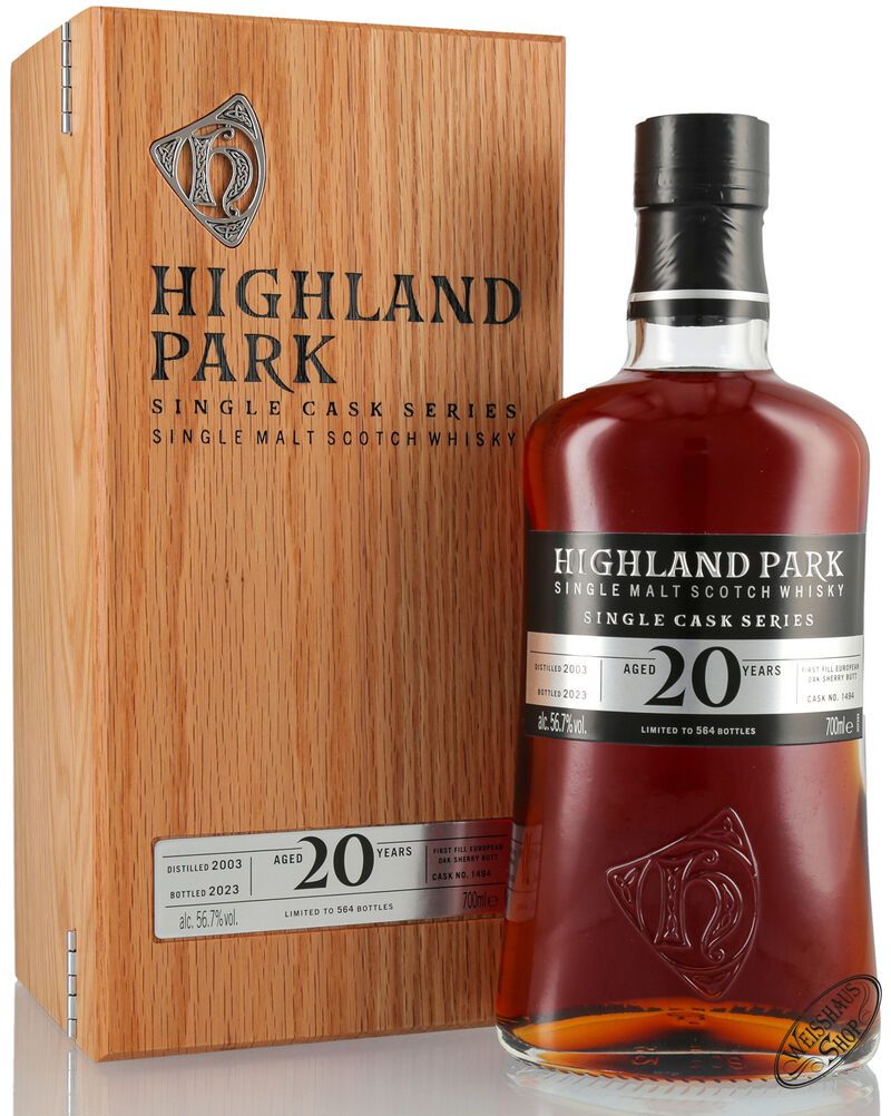 Highland Park 20 YO Single Cask #1494 Whisky 56,7% vol. 0,70l
