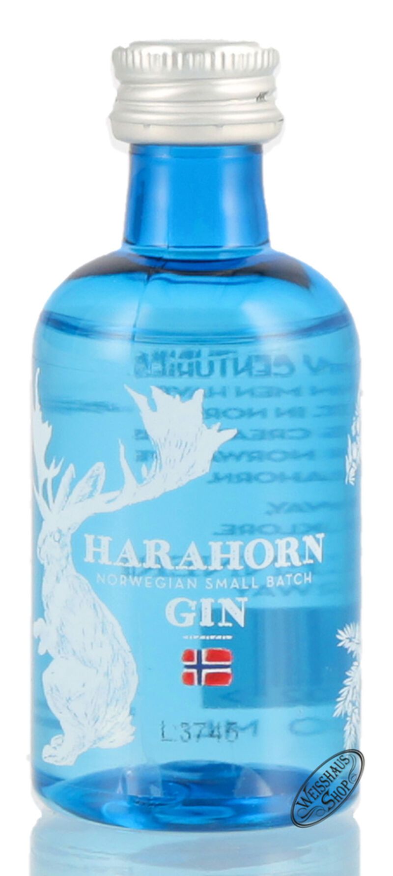 Harahorn Norwegian Gin 46% vol. 0,05l Miniatur Harahorn Norwegian Gin 46% vol. 0,05l Miniatur