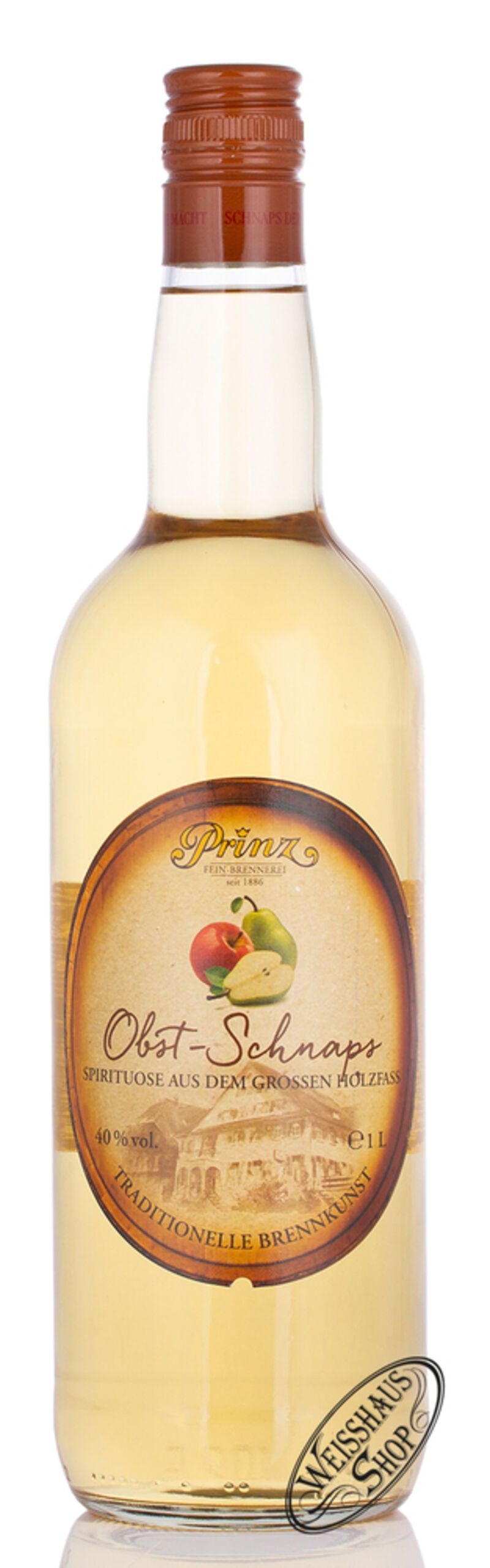 Prinz Obstler vom Holzfass 40% vol. 1,0l