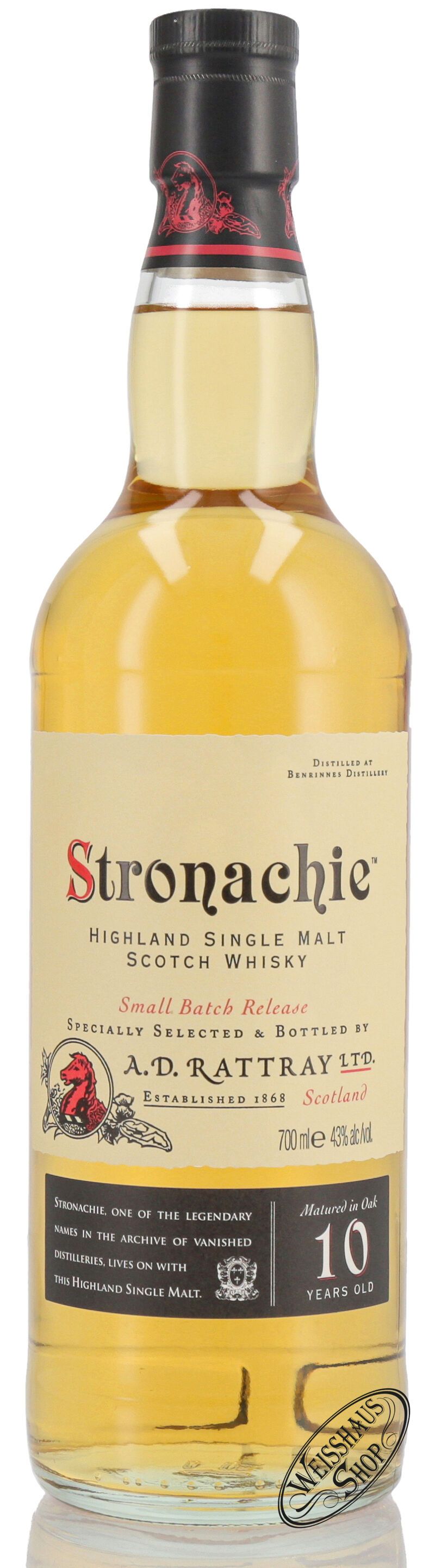 Stronachie A.D. Rattray 10 YO Single Malt Whisky 43% vol. 0,70l