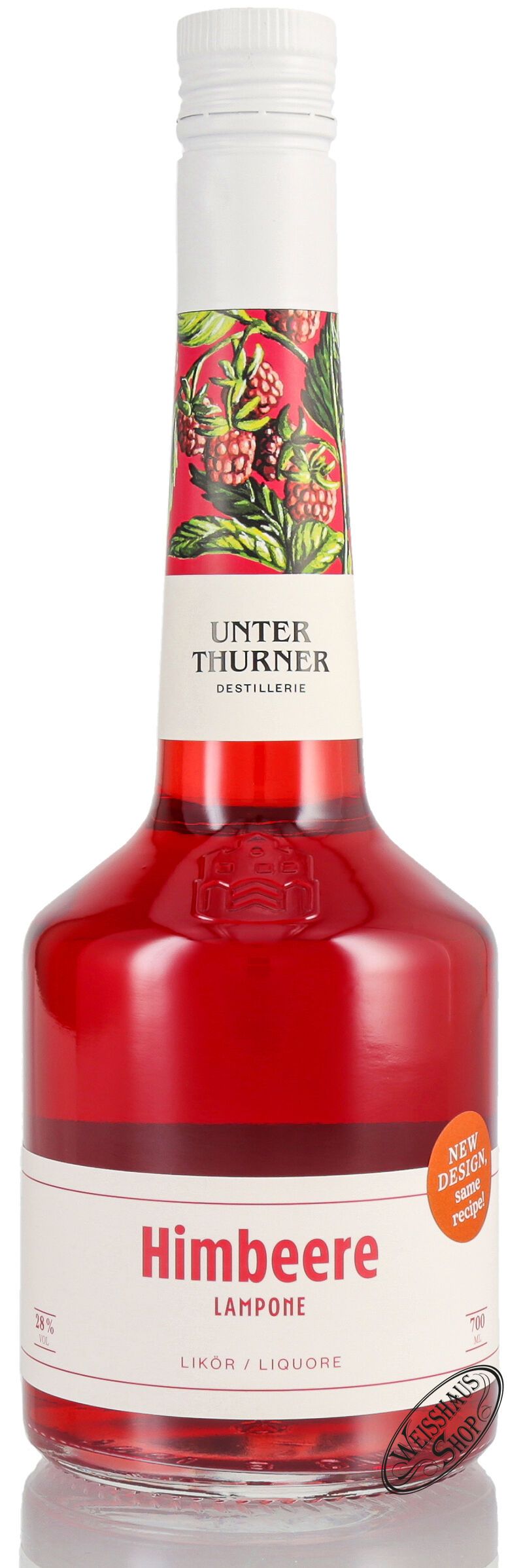 Unterthurner Waldhimbeere Likör 28% vol. 0,70l