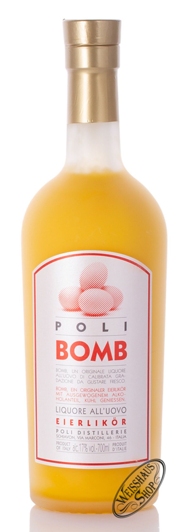 Poli Bomb Eierlikör 17% vol. 0,70l