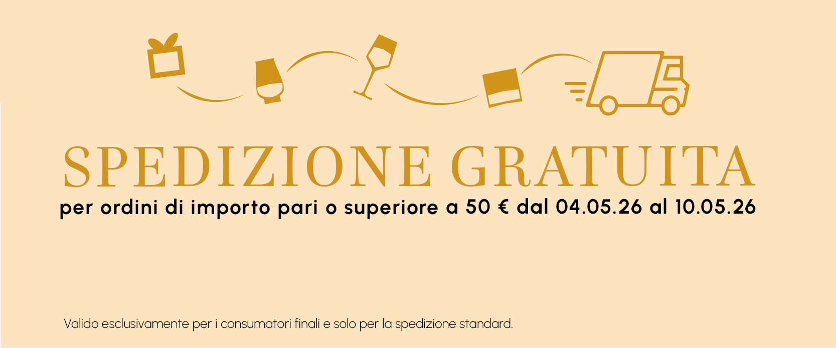 Spedizione gratuita