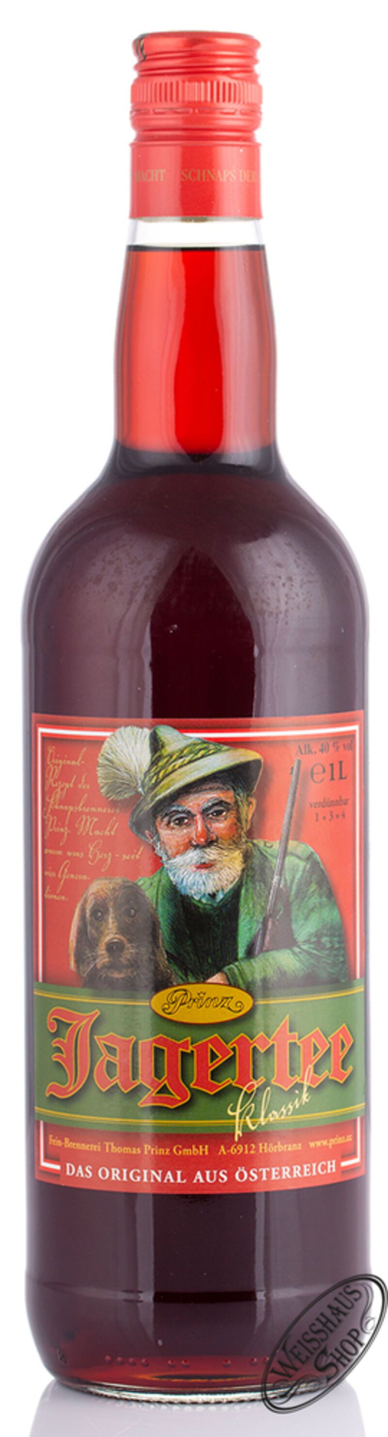 Prinz Jagertee Classic 40% vol. 1,0l